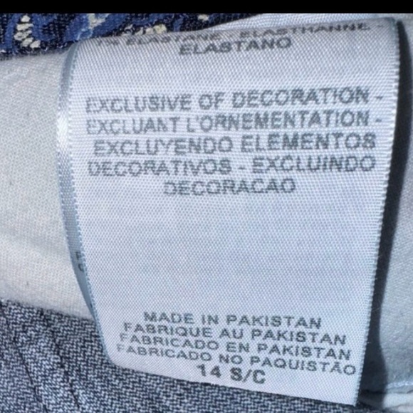 Levis 525 Perfect Waist Straight Jeans Womens 14 Short Stretch Blue - Picture 6 of 8